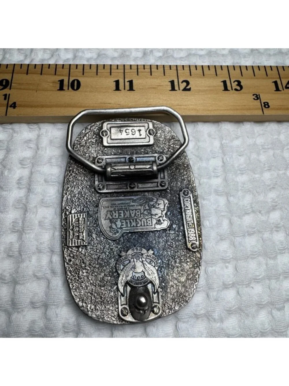 Police-Themed Belt Buckle 